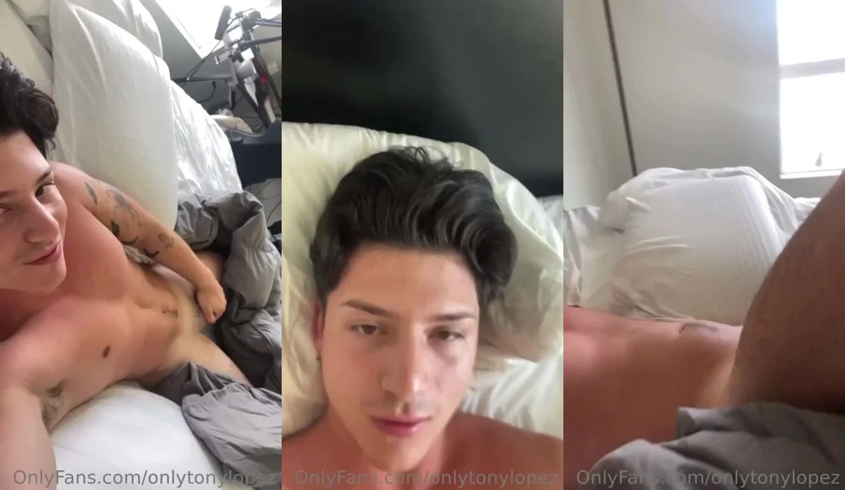 Tony Lopez (onlytonylopez) shows off as he wakes up